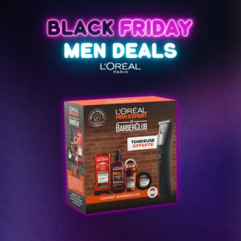 L'oreal  MEN EXPERT ROUTINE BARBER GEL WASH + CREME COIFFANTE +GEL DOUCHE + DEO RO) = TONDEUSE OFFERTE