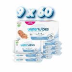Water Wipes Lingettes Bebe 9x60 Pieces pack