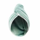 Bjorn Axen Serviette Turban Pour Cheveux Verte