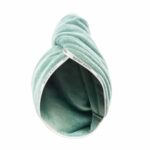 Bjorn Axen Serviette Turban Pour Cheveux Verte