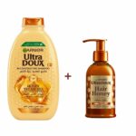 Garnier Ultra Doux Shampoing Reconstructing 200ml+Serum Hair Honey 115ml