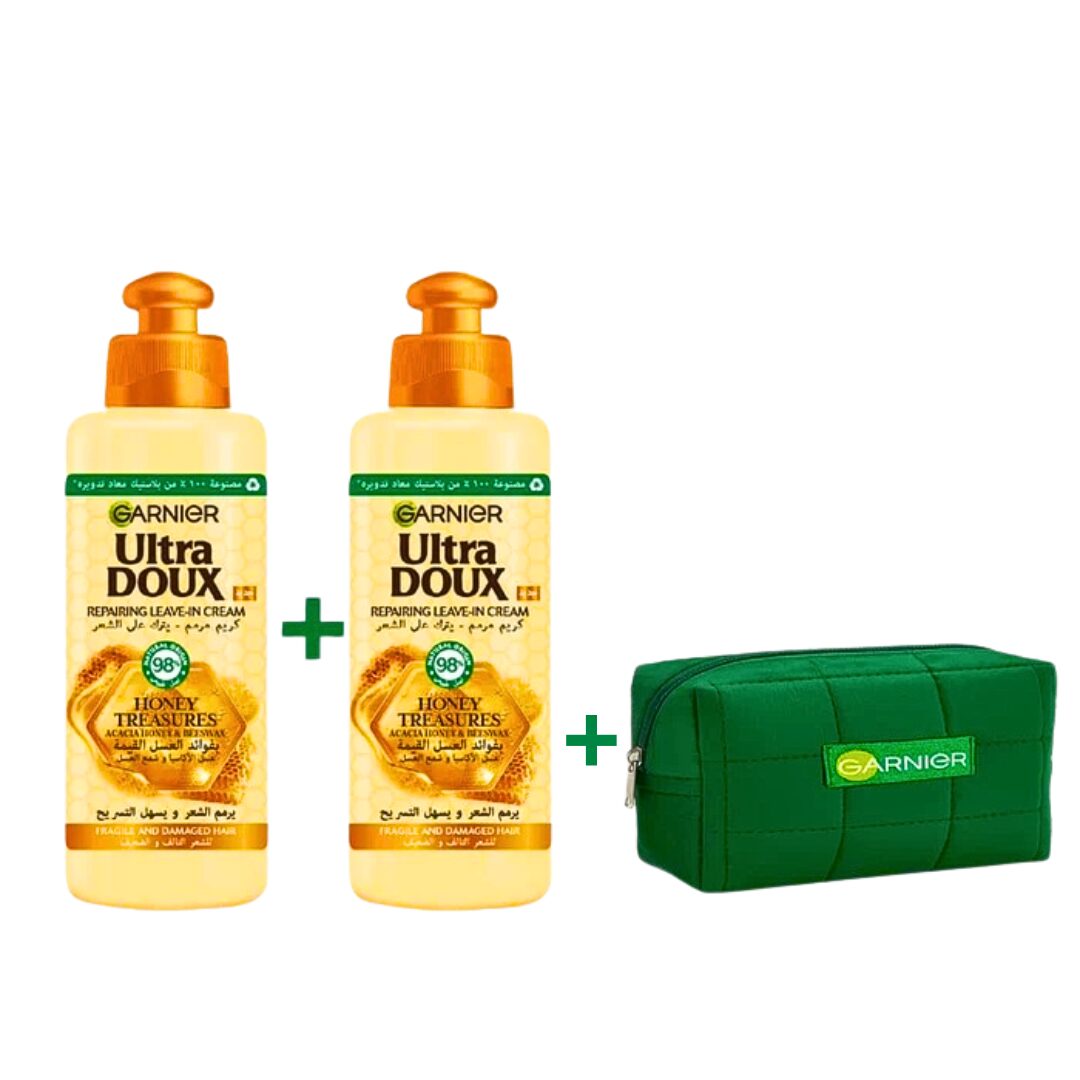 Garnier-Ultra-Doux-Smoothing-Leave-Cream2-Trousse Garnier Ultra Doux Smoothing Leave Cream2 Trousse | Urban Drug store