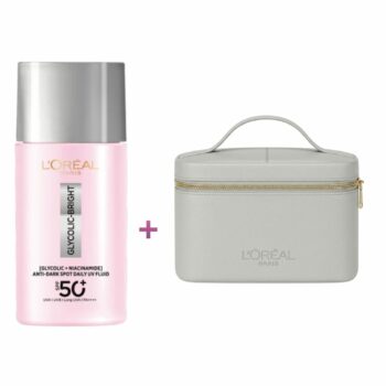 L'Oreal Glycolic-Bright UV Fluid Anti-Tache spf50 + Trousse