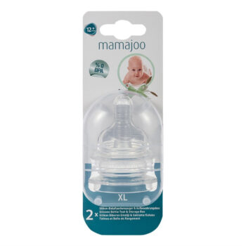 Mamajoo 2 Tetines silicone n°4 XL +0m MMJ1073
