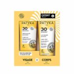 Patyka Creme Solaire Visage Spf30+Lait Solaire Corps Spf30 Coffret