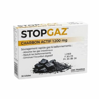 STOPGAZ Charbon Actif 1200mg 30 Gelules