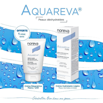 Noreva Aquareva Creme Legere 40ml+Mains Reparatrice 50ml Duo Pack