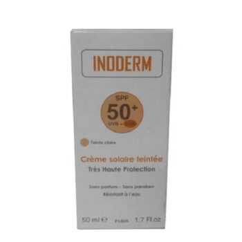 INODERM ÉCRAN SOLAIRE TEINTÉ CLAIRE SPF 50+ (50ML)