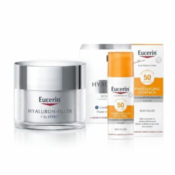 Eucerin hyaluron filler jour+ ecran fluide 50+ pack