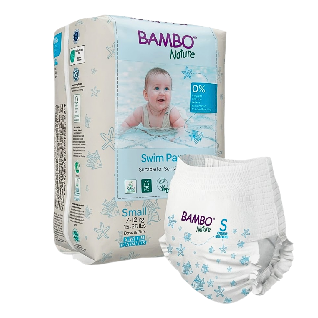 Bambo Nature Swim Pants Small 7-12kg 12 Pieces 1 Bambo Nature Swim Pants Small 7-12kg 12 Pieces