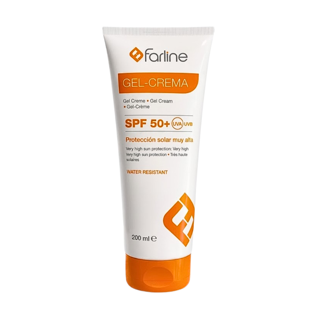 Farline Ecran Solaire Gel Creme Spf50+ 200ml 1 Farline Ecran Solaire Gel Creme Spf50+ 200ml