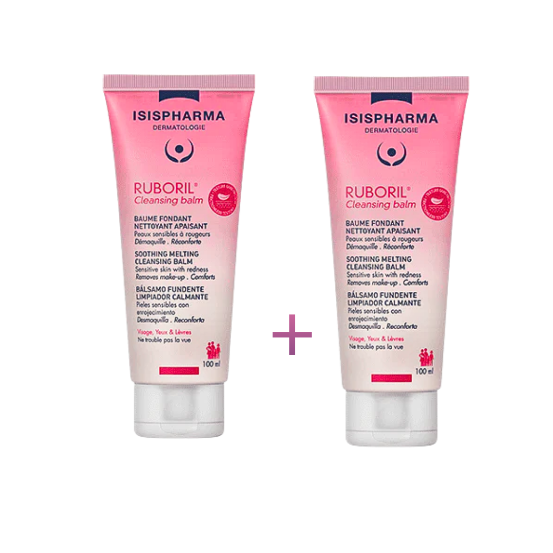 Isis Pharma Ruboril Cleansing Balm 2x100ml Pack 1 Isis Pharma Ruboril Cleansing Balm 2x100ml Pack