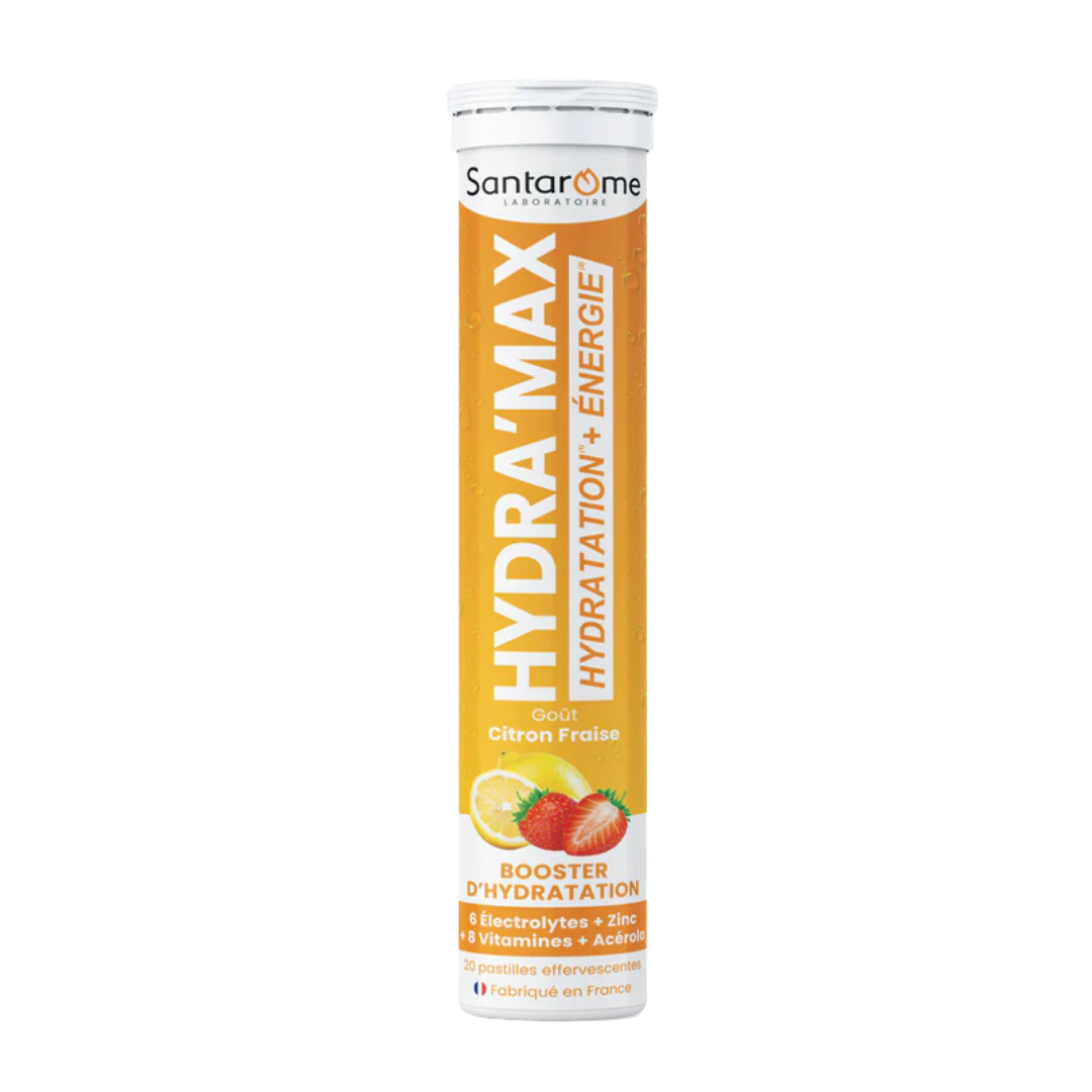 Santarome Hydramax Citron Fraise 20 Pastilles 1 Santarome Hydramax Citron Fraise 20 Pastilles