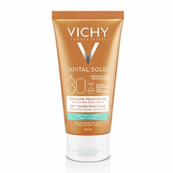 Vichy Capital Soleil Émulsion Anti-Brillance Toucher Sec SPF50 Peau Sensible Mixte à Grasse | 50ml