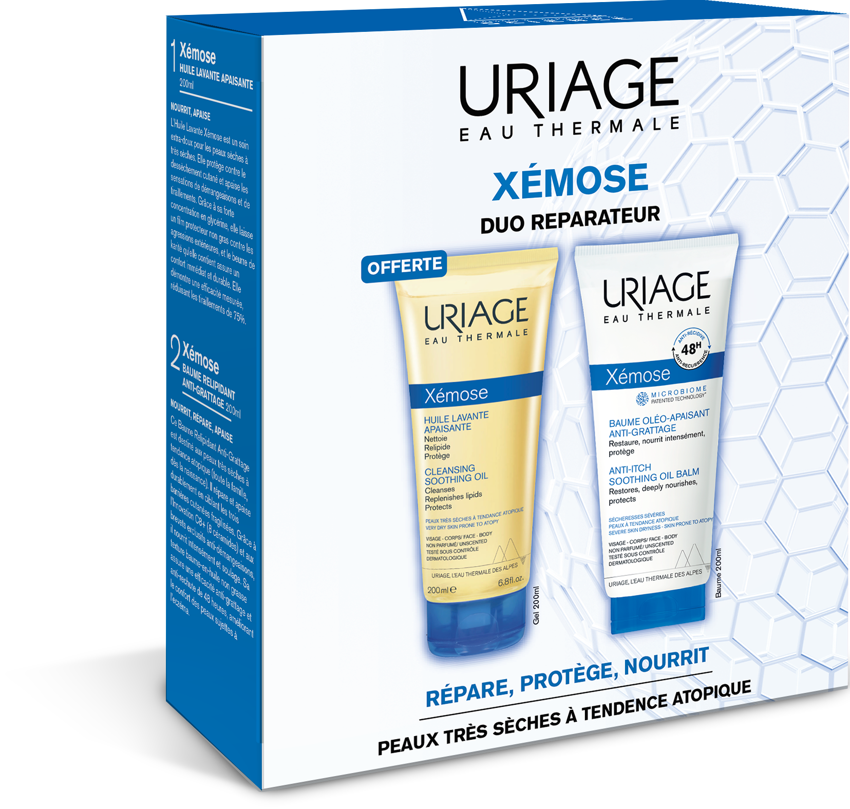 URIAGE EAU THERMALE XEMOSE MA ROUTINE PEAUX TRES SECHES ET A TENDENCES ATOPIQUE