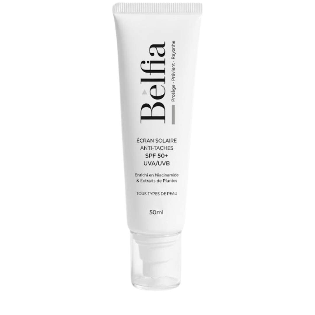 Belfia Ecran Solaire Anti-Taches Spf50+ 50ml 1 Belfia Ecran Solaire Anti-Taches Spf50+ 50ml