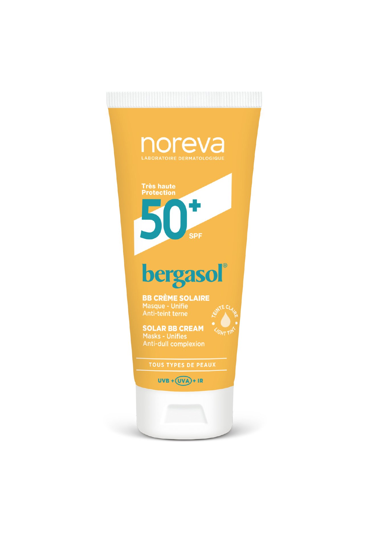 Noreva Bergasol BB Créme Solaire Spf 50+ Teinte claire 40ml 1 Noreva Bergasol BB Créme Solaire Spf 50+ Teinte claire 40ml