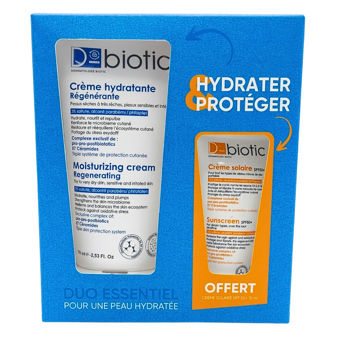 D-Biotic Creme Hydratante 75ml+Ecran Solaire Spf50+ 15ml Duo Pack 1 D-Biotic Creme Hydratante 75ml+Ecran Solaire Spf50+ 15ml Duo Pack