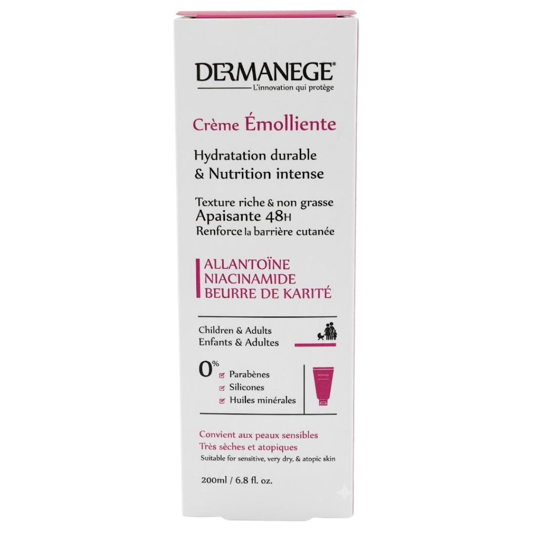 Dermanege Creme Emollient 200ml 1 Dermanege Creme Emollient 200ml