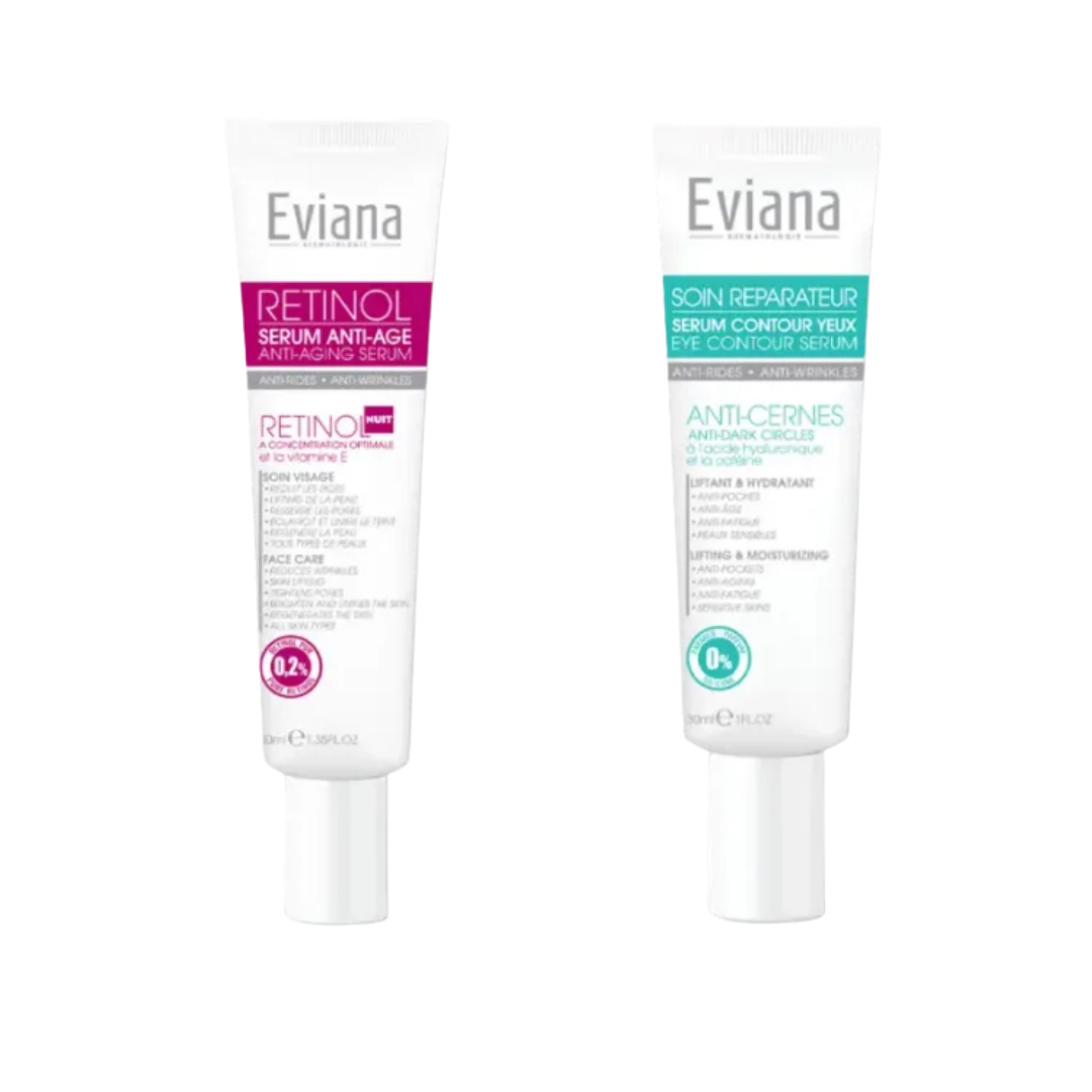Eviana Duo Pack "Retinol 40ml+Anti-Cernes 30ml" 1 Eviana Duo Pack "Retinol 40ml+Anti-Cernes 30ml"