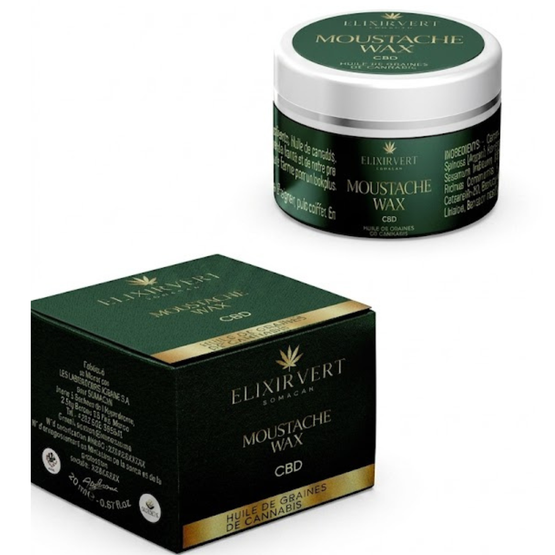 Elixir Vert Moustache Wax 20ml 1 Elixir Vert Moustache Wax 20ml