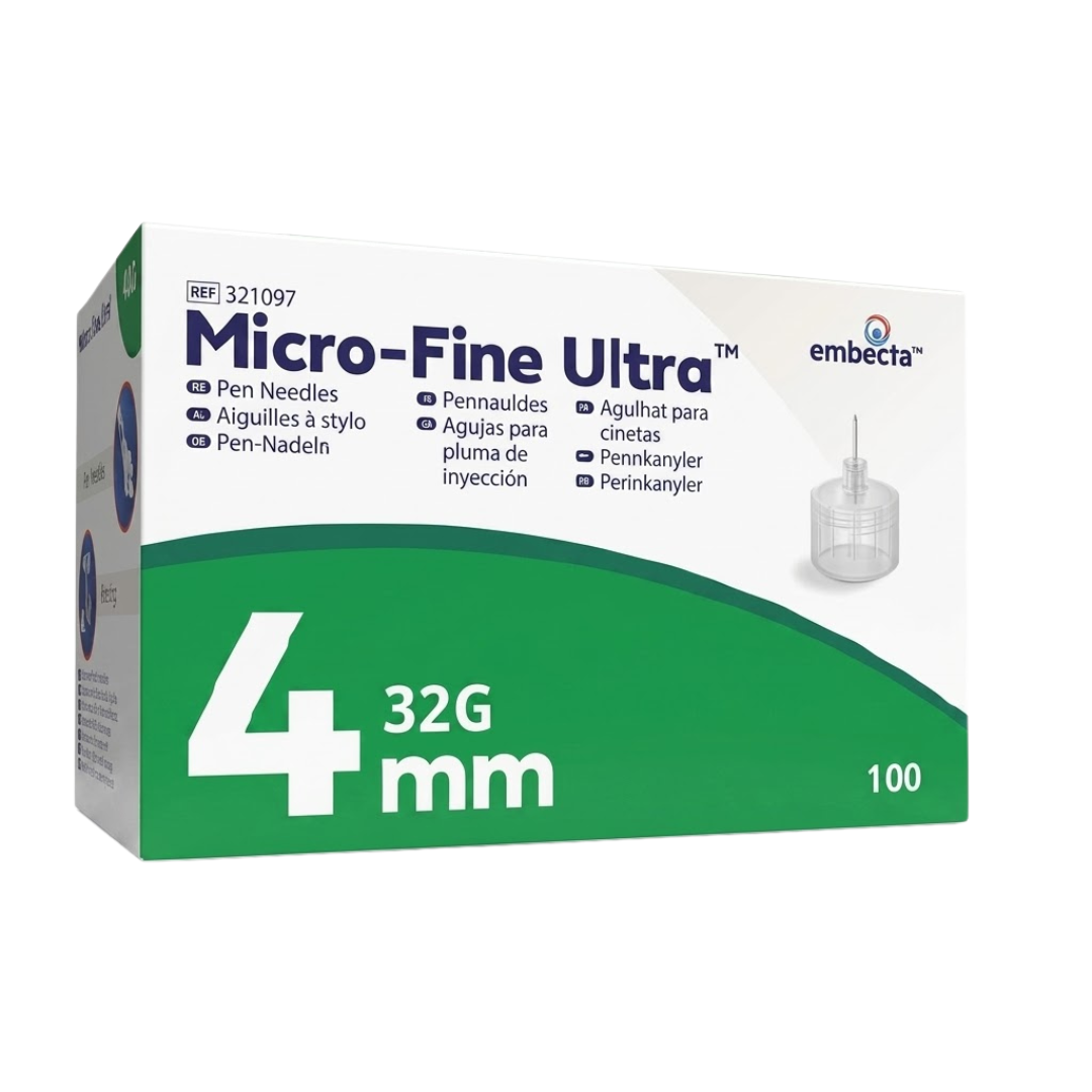 Embecta Micro-Fine Plus Aiguille Insuline 32G/4mm Boite 100Pieces 1 Embecta Micro-Fine Plus Aiguille Insuline 32G/4mm Boite 100Pieces