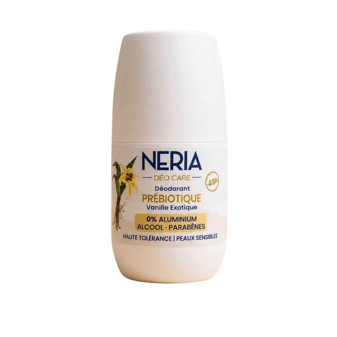 Neria Deo Care Deodorant Prebiotique Vanille Exotique 60 ml 1 Neria Deo Care Deodorant Prebiotique Vanille Exotique 60 ml