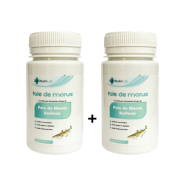 Nutrilab Foie De Morue 2x30 Gelules Pack