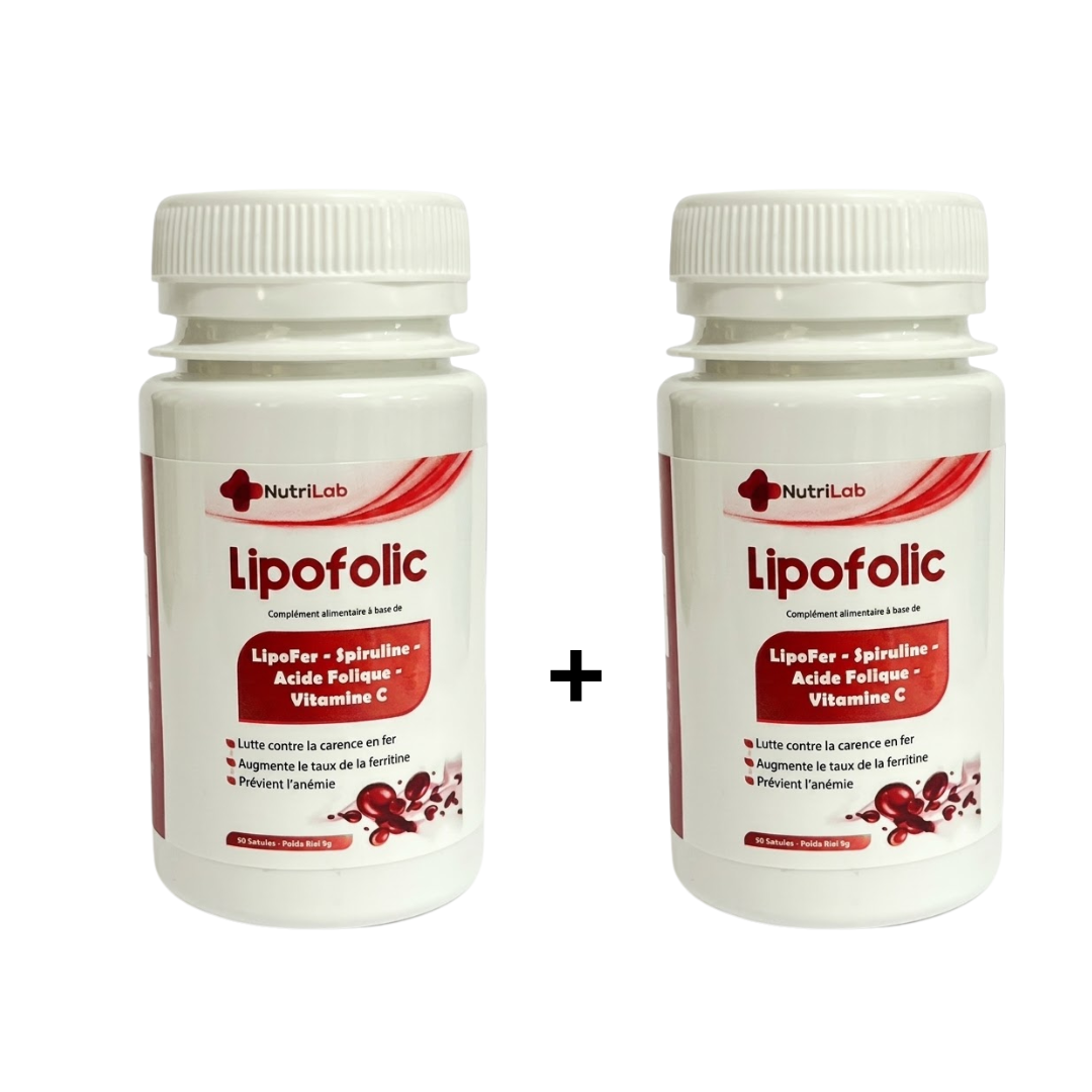 Nutrilab Lipofolic 2x30 Gelules Pack