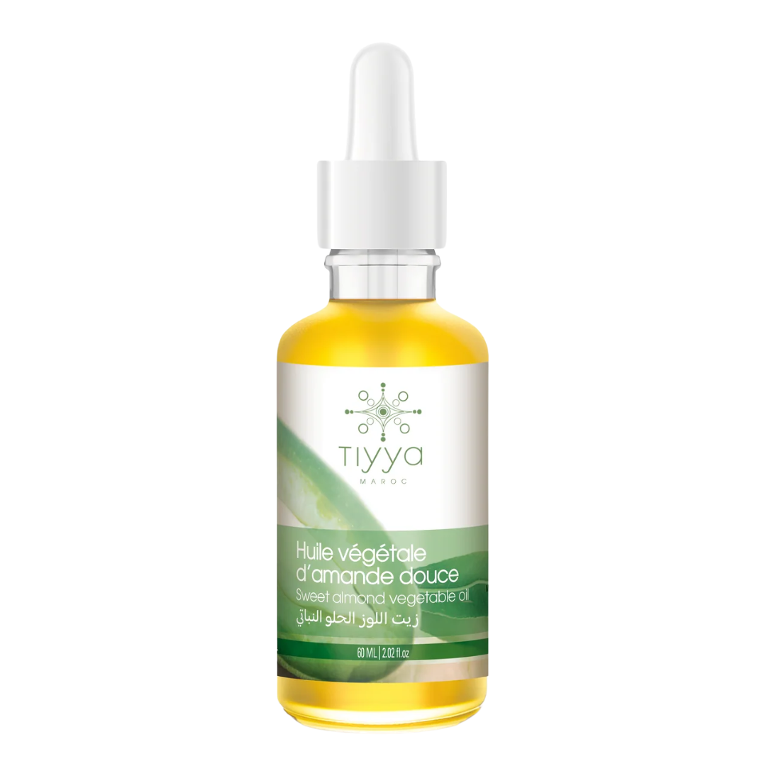Tiyya Huile Vegetale D’amande Douce 60ml 1 Tiyya Huile Vegetale D’amande Douce 60ml