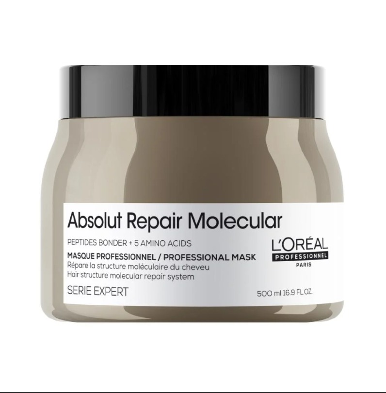 L'OREAL PROFESSIONNEL ABSOLUT REPAIR MOLECULAR MASQUE CONCENTRE 500ML 1 L'OREAL PROFESSIONNEL ABSOLUT REPAIR MOLECULAR MASQUE CONCENTRE 500ML