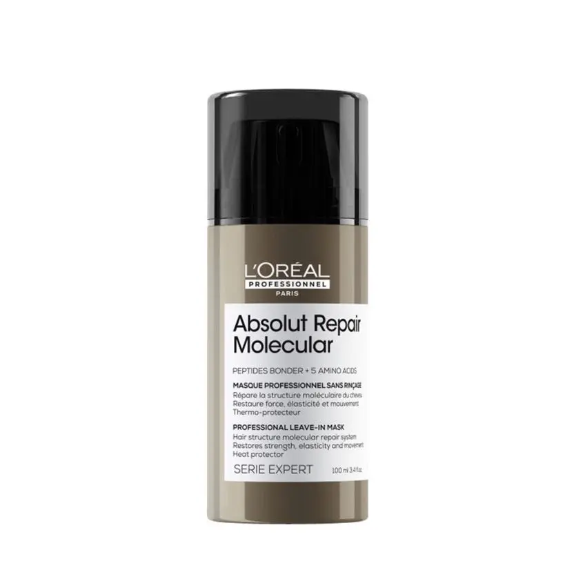 L'OREAL PROFESSIONNEL ABSOLUT REPAIR MOLECULAR MASQUE SANS RINCAGE 100ML 1 L'OREAL PROFESSIONNEL ABSOLUT REPAIR MOLECULAR MASQUE SANS RINCAGE 100ML