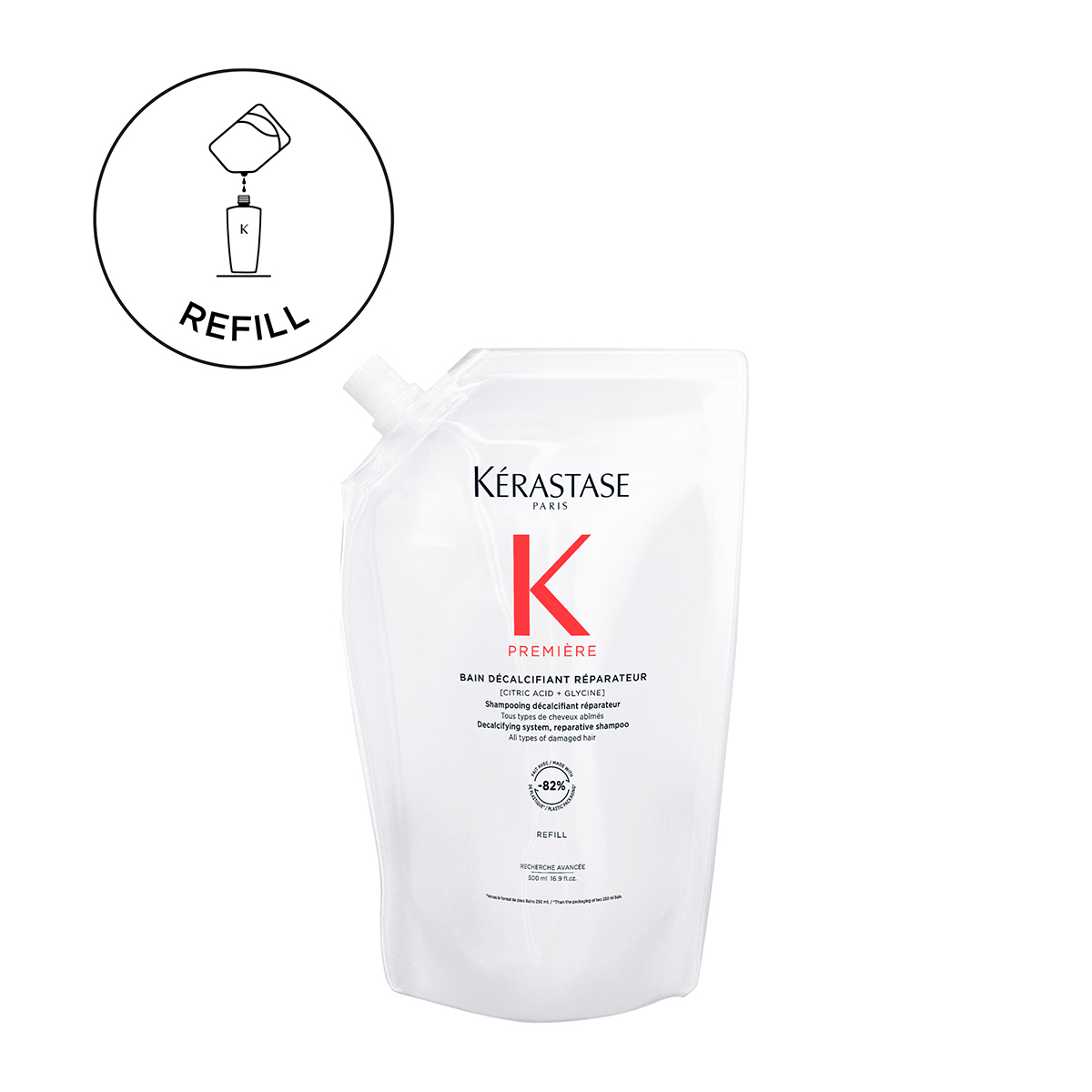 KERASTASE PREMIERE RECHARGE BAIN DECALCIFIANT REPARATEUR 500 ML 1 KERASTASE PREMIERE RECHARGE BAIN DECALCIFIANT REPARATEUR 500 ML