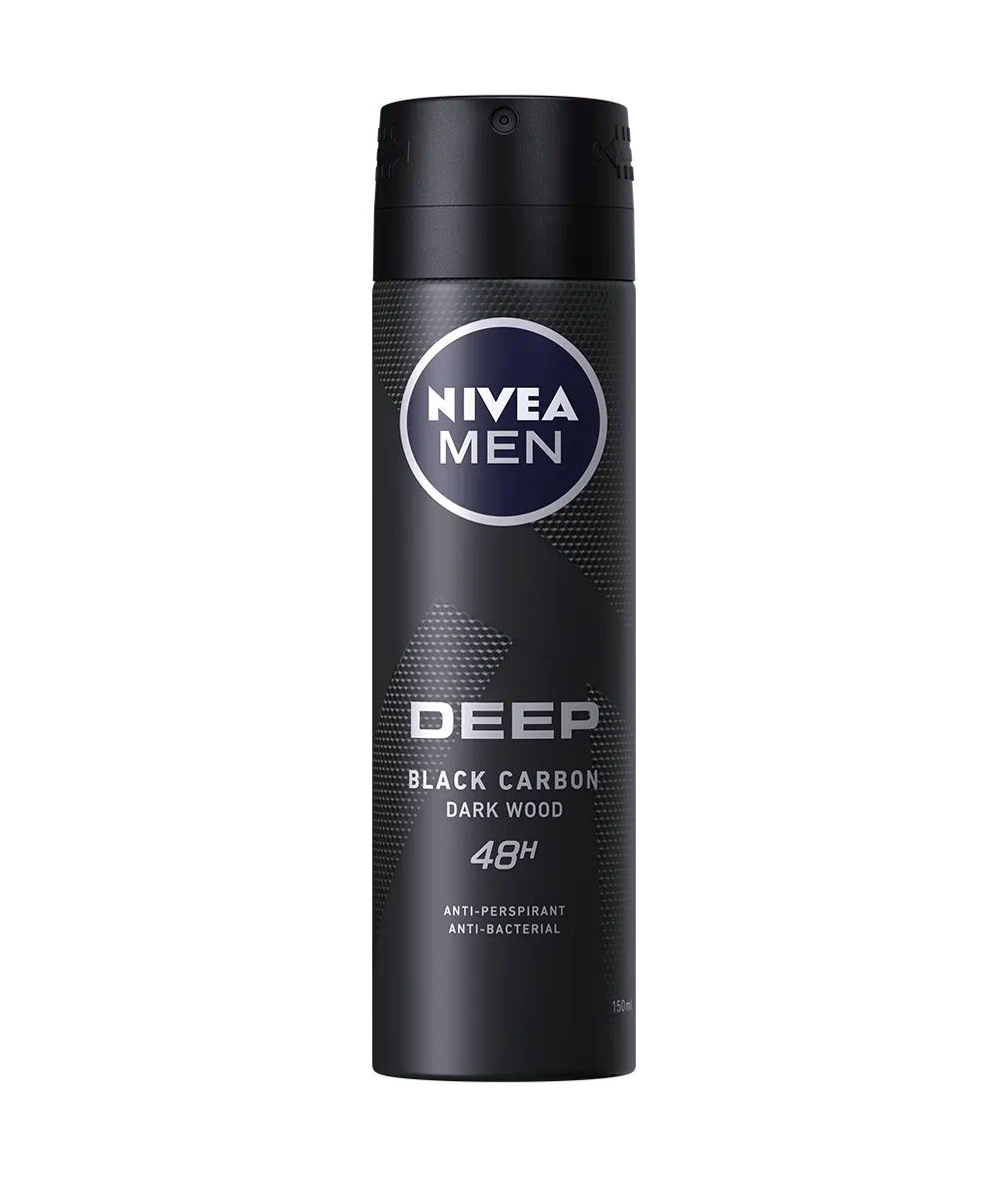 NIVEA MEN DEEP BLACK CARBON 48H 1 NIVEA MEN DEEP BLACK CARBON 48H