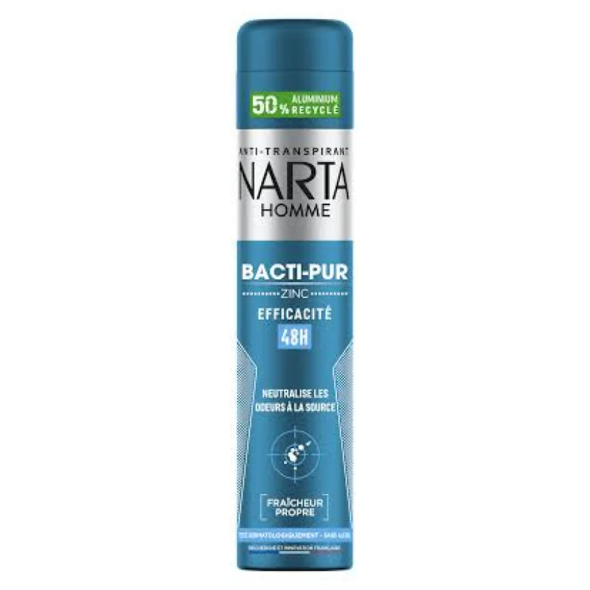 NARTA SPRAY HOMME BACTI-PUR ZINC 1 NARTA SPRAY HOMME BACTI-PUR ZINC