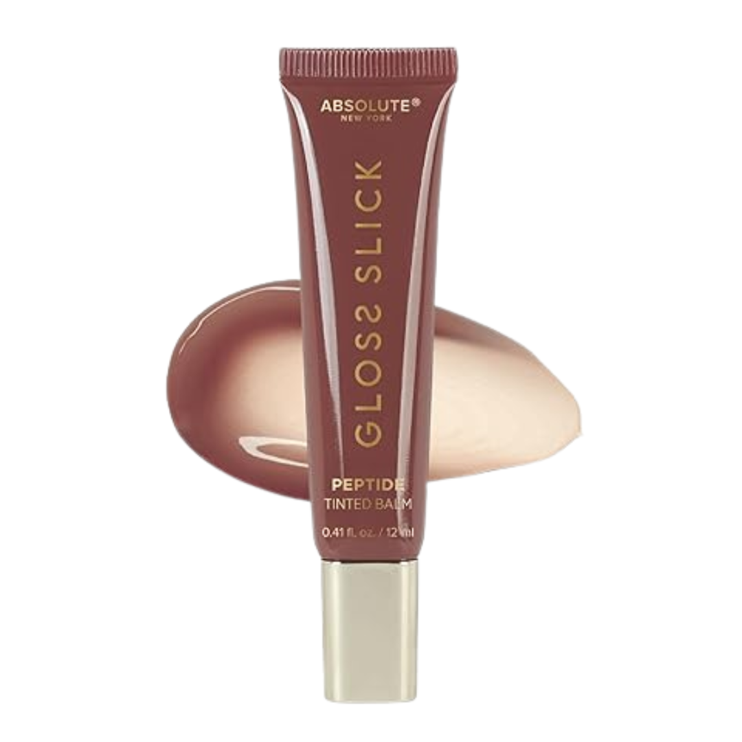 Absolute New York Gloss Slick Peptide Balm Vanilla Bean 1 Absolute New York Gloss Slick Peptide Balm Vanilla Bean