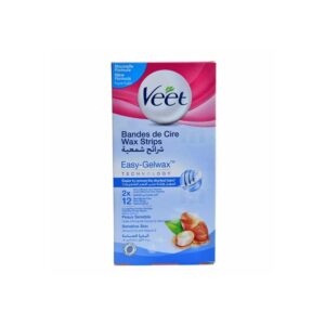 veet cire froid corps 12u 4 Bandes de cire corps pour peaux sensibles x12pcs VEET | Urban Drug store