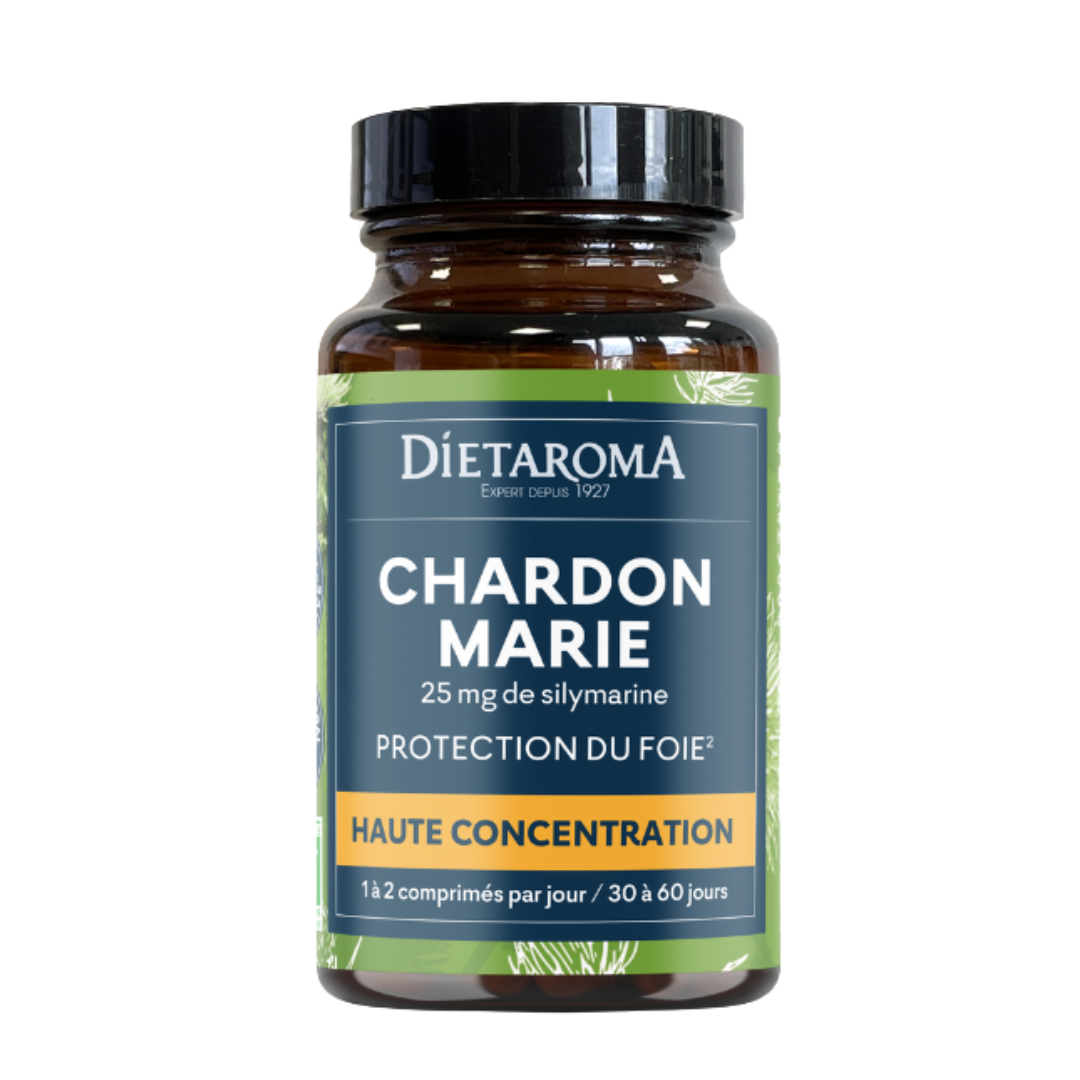 Dietaroma Chardon Marie 25mg 60 Comprimes