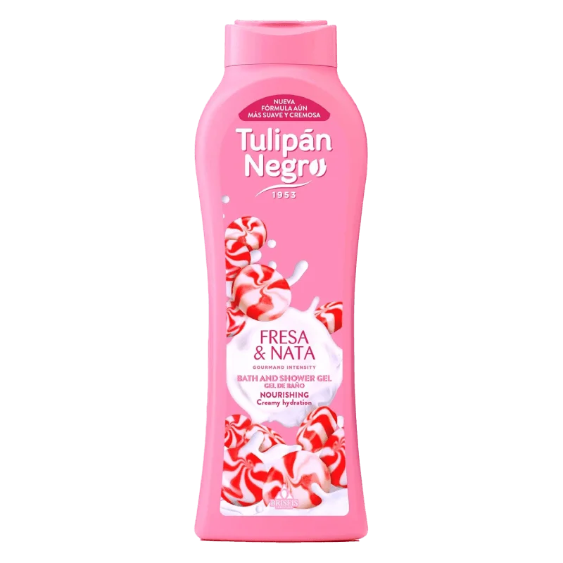TULIPAN NEGRO GEL DOUCHE FRESA ET NATA 1 TULIPAN NEGRO GEL DOUCHE FRESA ET NATA