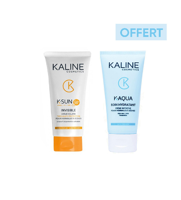 Kaline Ecran Invisible 50ml + k.aqua soin hydratant pack 1 Kaline Ecran Invisible 50ml + k.aqua soin hydratant pack