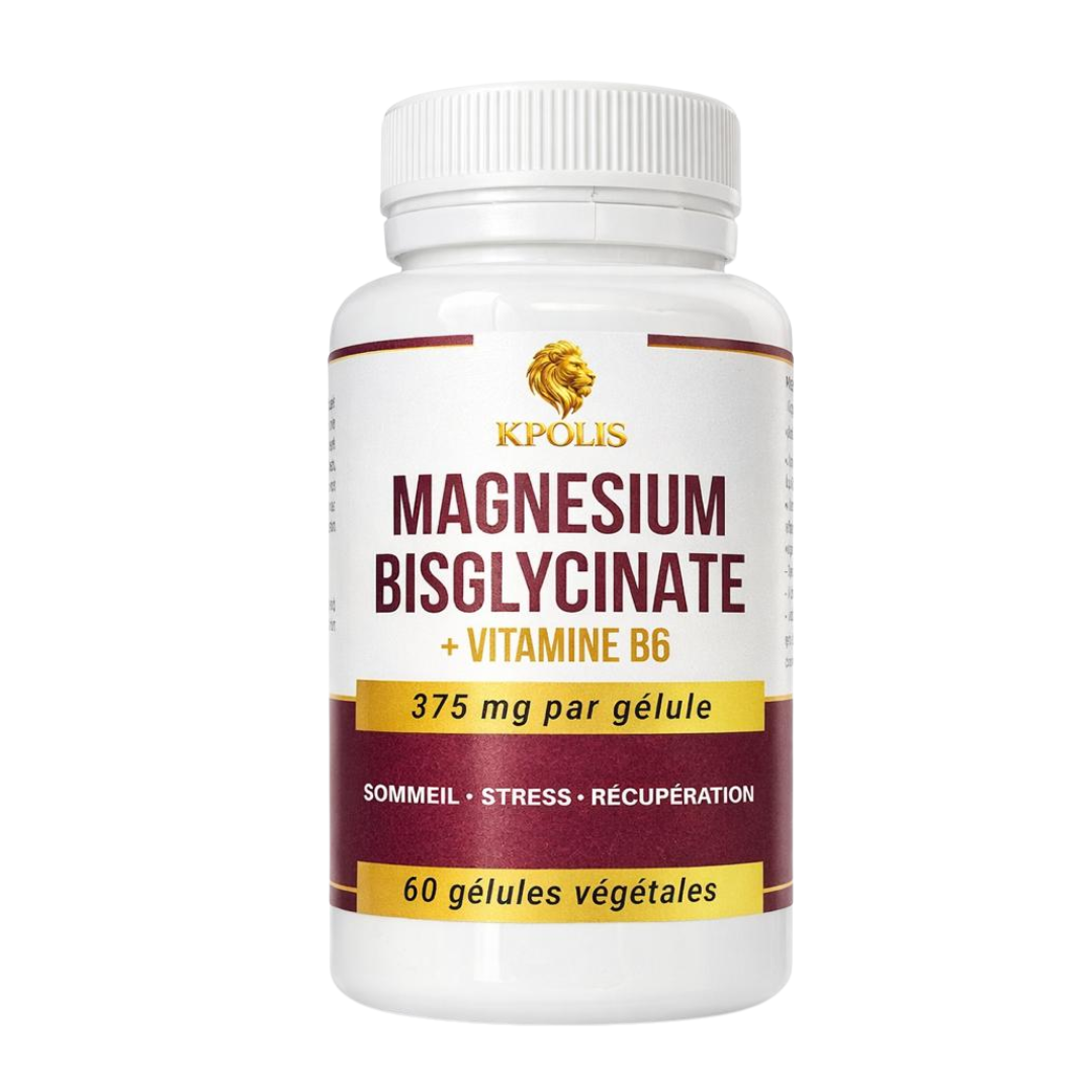 Kpolis Magnesium Bisglycinate Vitamine B6 60 Gelules