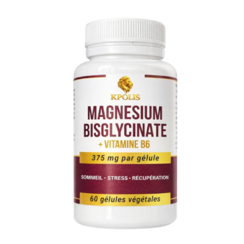 Kpolis Magnesium Bisglycinate Vitamine B6 60 Gelules