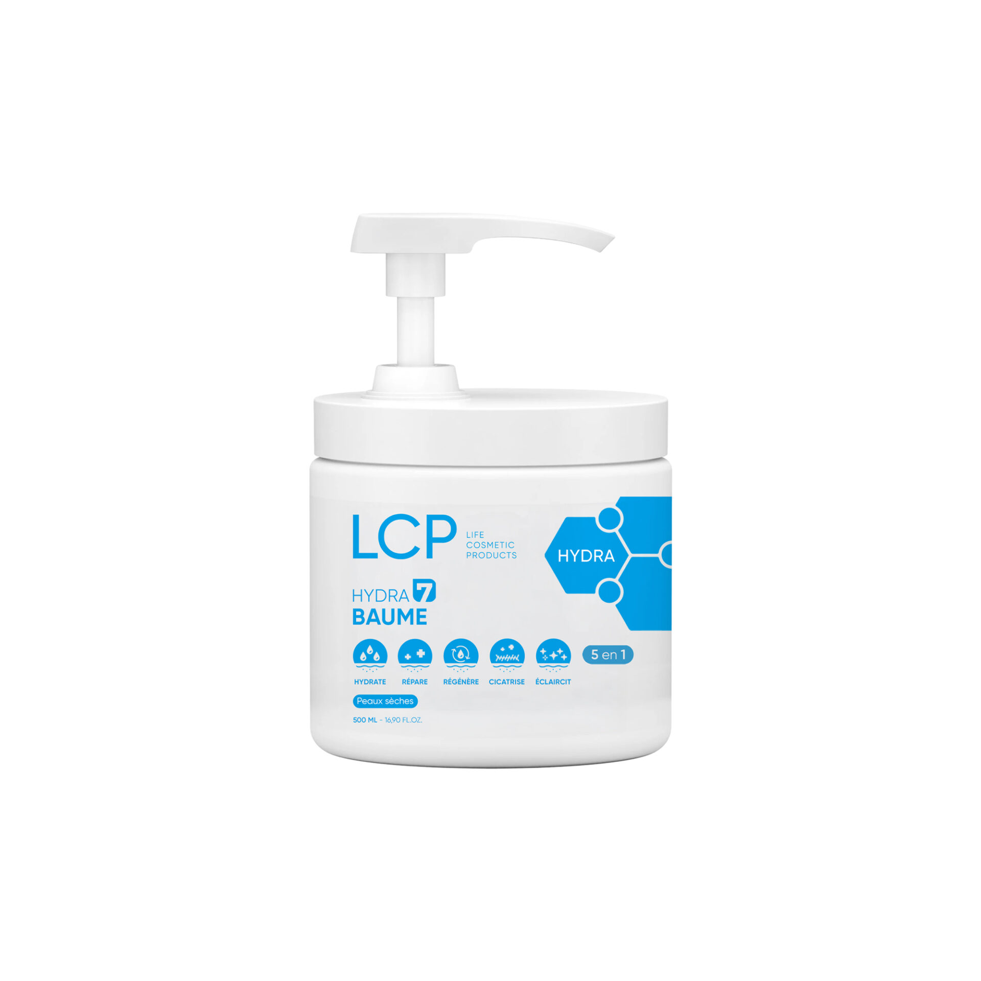 LCP Hydra7 Baume Hydratante Peaux Seches 500ml