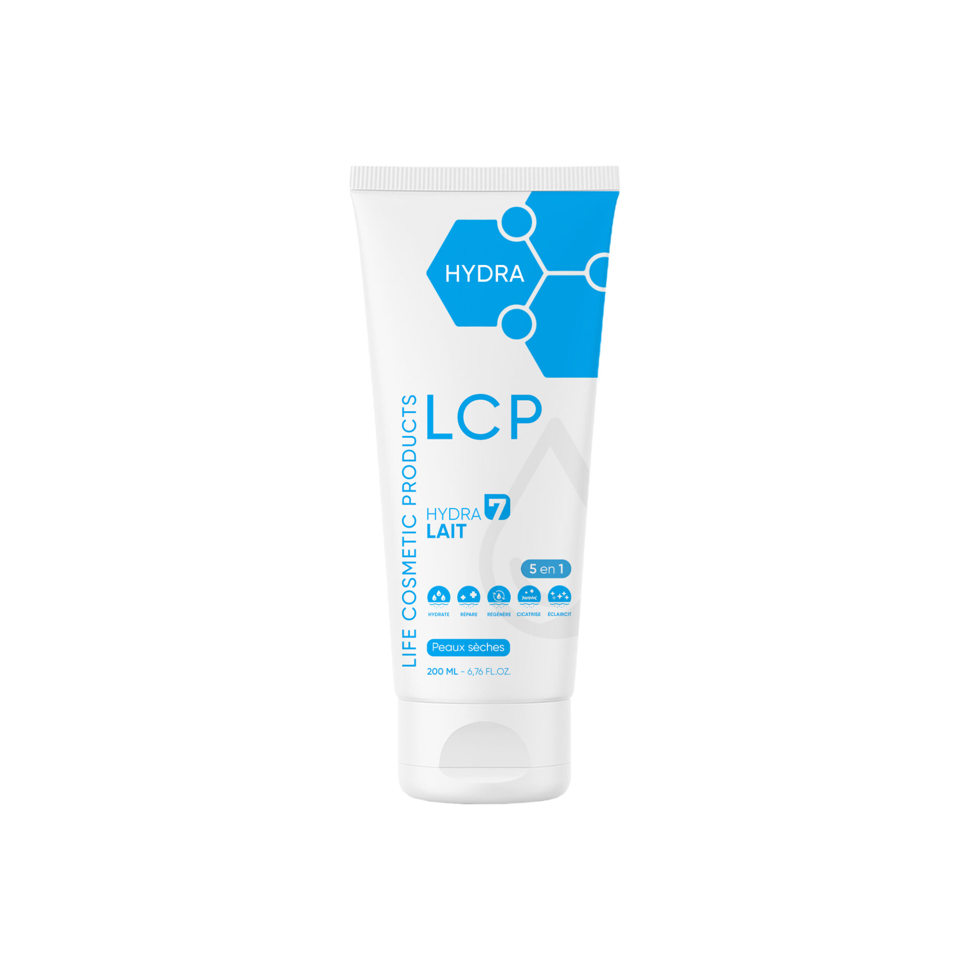 LCP Hydra7 Lait Hydratant Peaux Seches 200ml