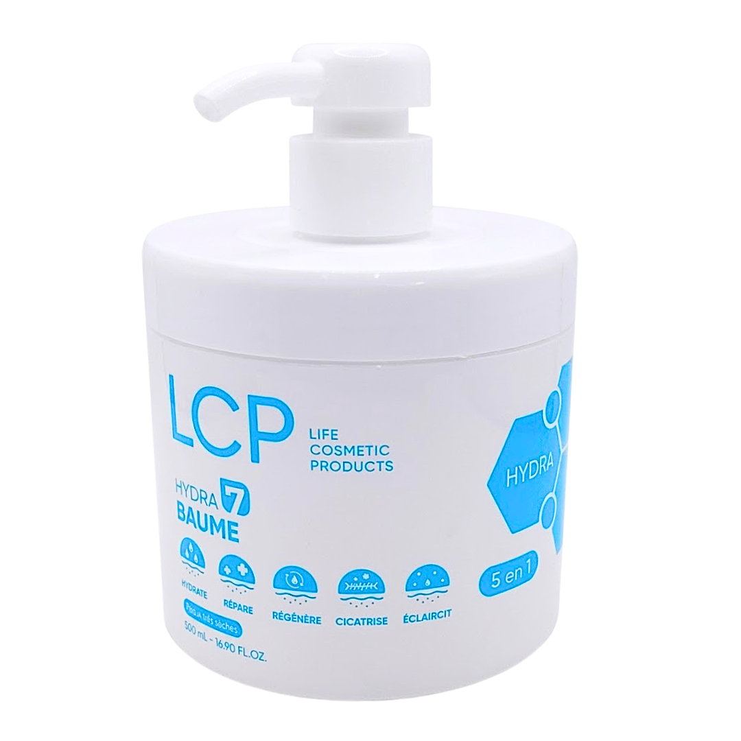 LCP Hydra7 Baume Hydratante Peaux Seches 500ml 1 LCP Hydra7 Baume Hydratante Peaux Seches 500ml