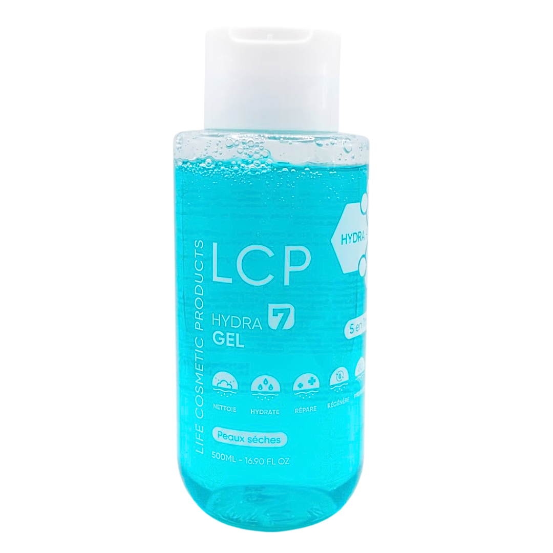 LCP Hydra7 Gel Netoyant Peaux Seches 500ml 1 LCP Hydra7 Gel Netoyant Peaux Seches 500ml