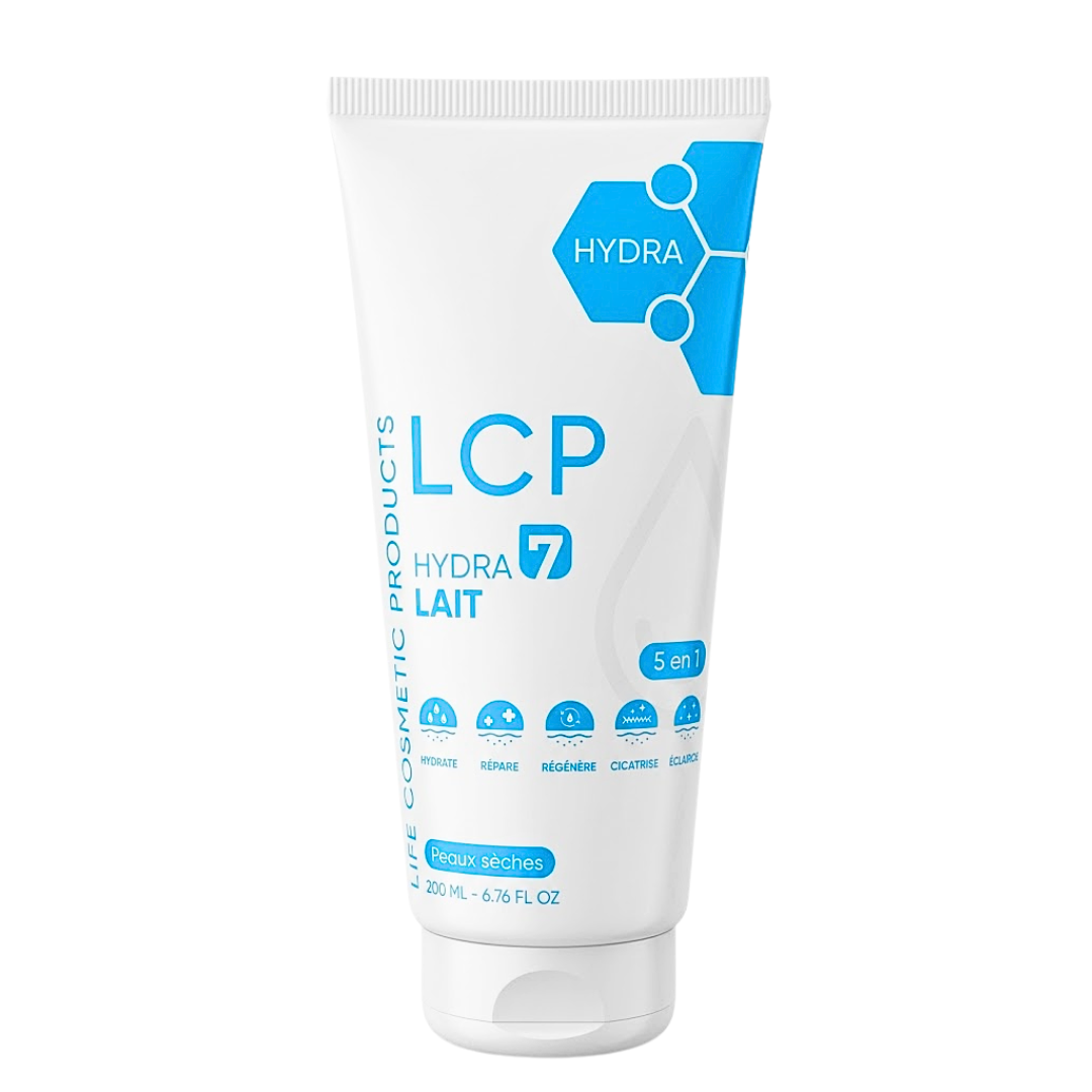 LCP Hydra7 Lait Hydratant Peaux Seches 200ml 1 LCP Hydra7 Lait Hydratant Peaux Seches 200ml