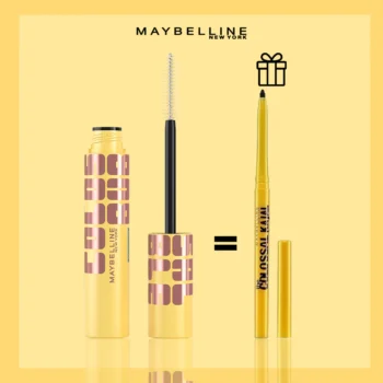 Maybelline Mascara Colossal Bubble Black = Crayon The Colossal Kajal Black OFFERT