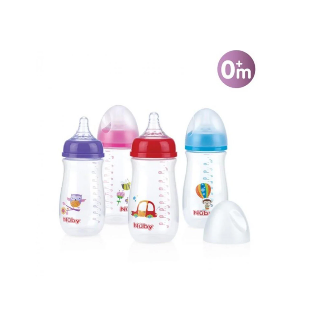 Nuby Biberon Oval Large 270ml +0m ID1242 1 Nuby Biberon Oval Large 270ml +0m ID1242