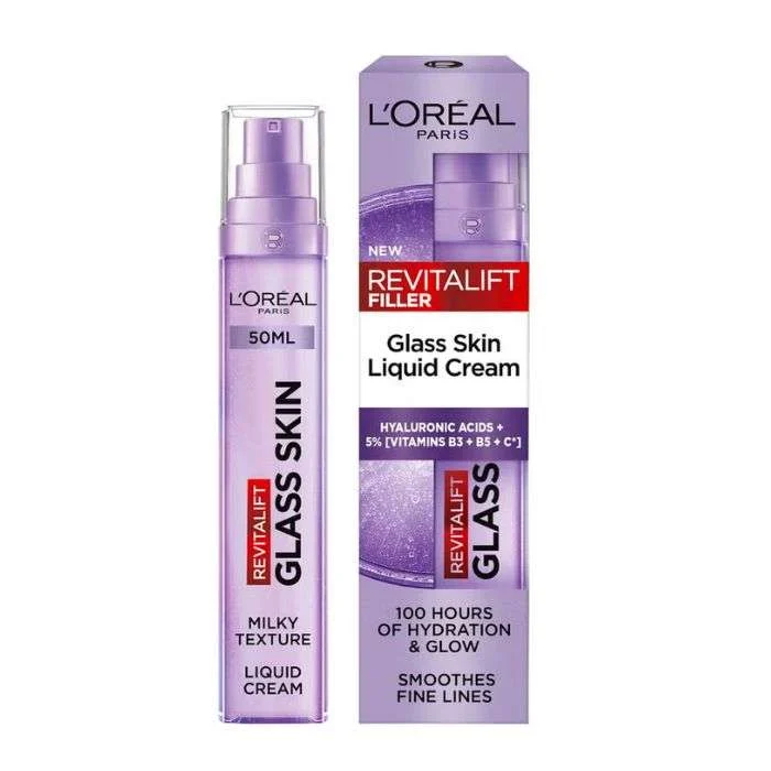 L'Oreal Paris Revitalift Filler Glass Skin Liquid Cream 50ml